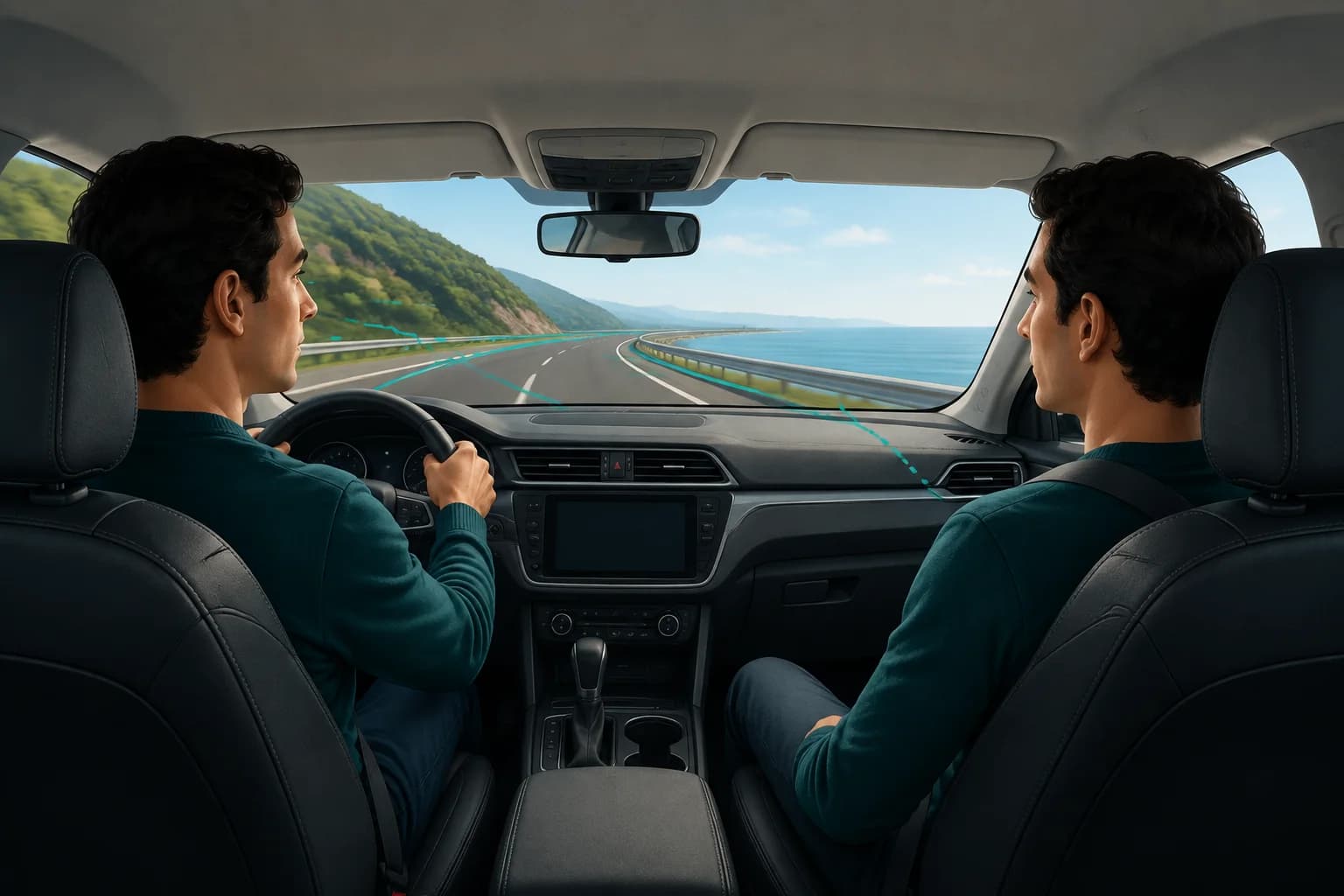Why drivers almost never get car sick but passengers do