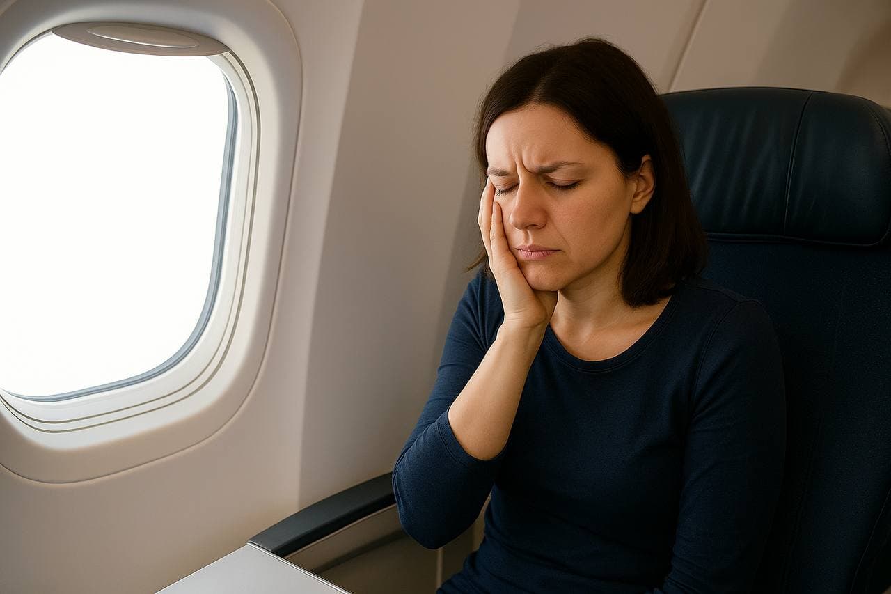 Traveling by plane and beating airsickness