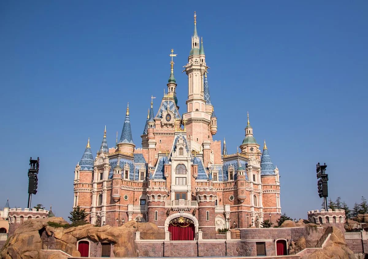 Shanghai Disneyland in Pudong, Shanghai, China