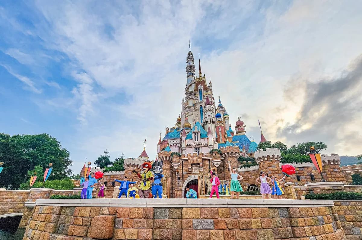 Hong Kong Disneyland in Lantau Island, Hong Kong, Hong Kong SAR, China