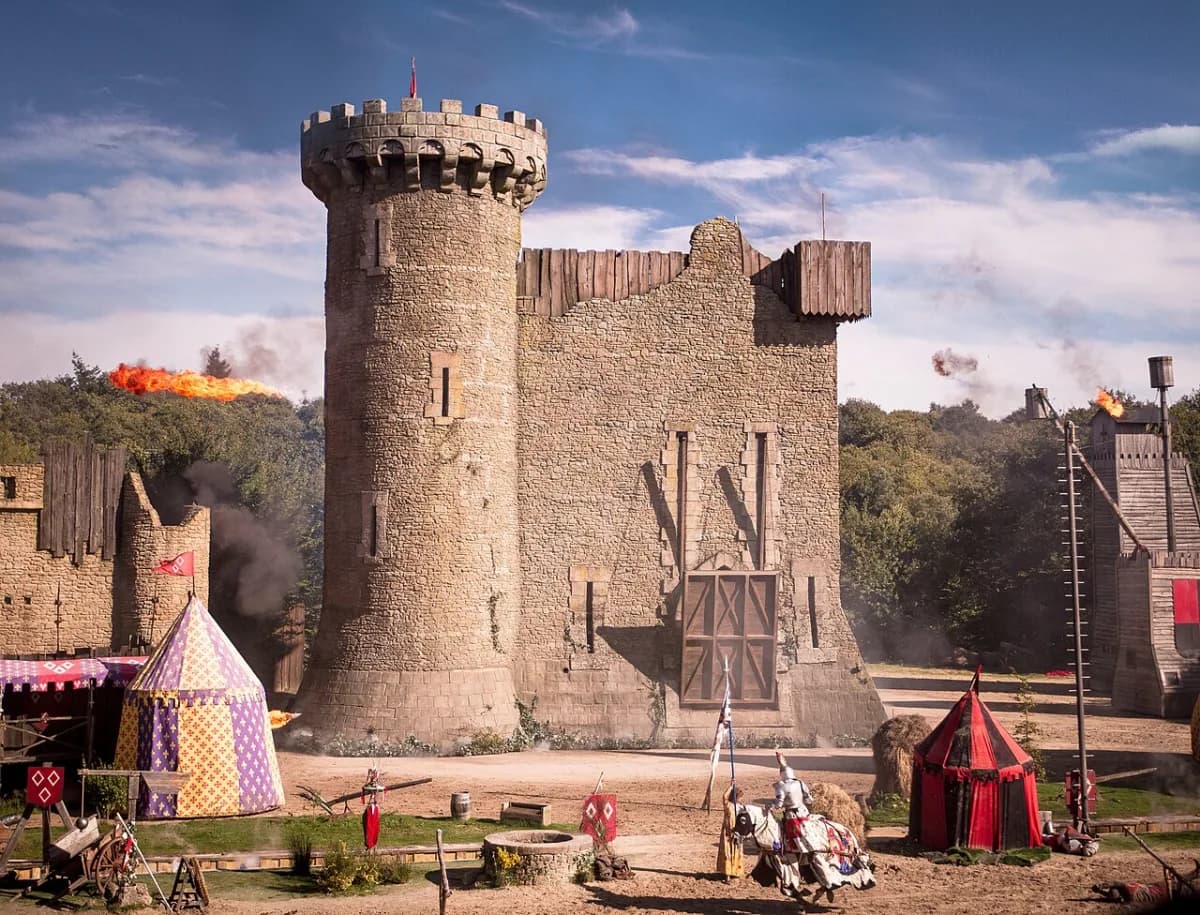 Puy du Fou in Les Epesses, Vendee, France
