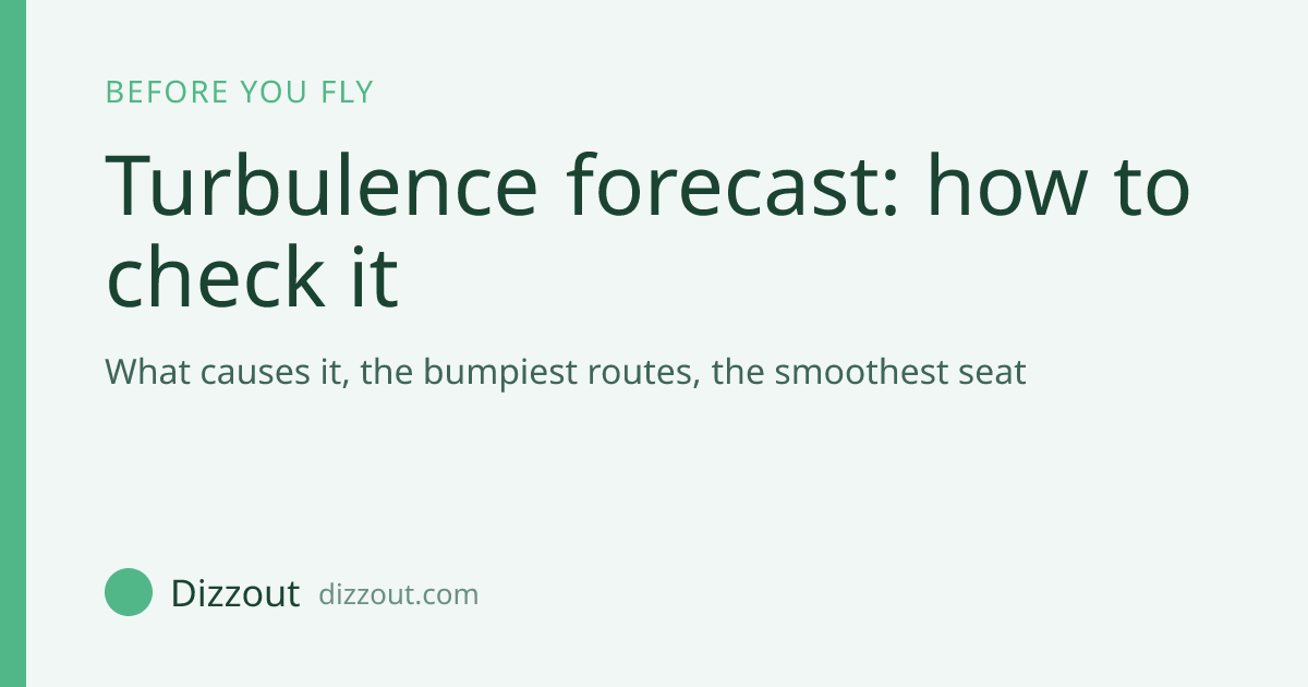 Turbulence Forecast: How to Check Before You Fly